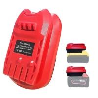 ราคา Battery Adapter for Craftsman 20V Cordless ToolsDM18MAN Adaptor for De Walt 20V Mil Waukee 18V Li on Battery Convert (19498565351)