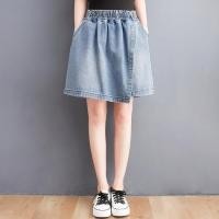 ราคา เสื้อผ้าผู้หญิงไซส์ใหญ่แบบฤดูร้อนปี2023กางเกงกระโปรงทรงหลวมขากว้างคล้ายใส่สองชิ้นกางเกงยีนส์ขาสั้นเอวสูงใส่แล้วดูผอมเพรียวแฟชั่นสำหรับสาวอวบ3 2 (21472565920)