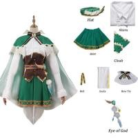 ราคา Genshin Impact Barbatos Venti ชุดคอสเพลย์ผู้หญิงสำหรับผู้หญิงชุดเครื่องแบบโลลิต้าญี่ปุ่นชุดอนิเมะเกม Mondstadt เครื่องแต่งกายแฟนซีตัวละคร (20731561126)