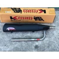 ราคา ท่อ K MAN Wave100เก่า ผ่าหมก คอเลส ปลายดำ ปลายตรงรุ่น มอก แท้100 คอ25 26mm แถมฟรี สติ๊กเกอร์ มอก (7882530966)