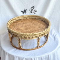 ราคา ขันโตก ขันโตกหวายสาน ขันโตกถวายพระ มีหลายขนาดตั้งแต่ 10 30 นิ้ว (21694211446)
