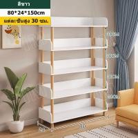 ราคา ATH 185cm ชั้นวางหนังสือชั้น หลายชั้น ชั้นวางของ ชั้นวางหนังสือชั้น ชั้นห้องนั่งเล่นขนาดเล็กบ้านที่เรียบง่ายชั้นวางจอแสดงผล ชั้นวางไม้ ทำจากไม้แท้ ตู้หนังสือห้องนอน 2 3 4 5 ชั้น เด็กตู้หนังสือห้องนอนช