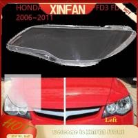 ราคา XINFAN สำหรับ HONDA CIVIC FD SNA FD1 FD6 FD3 2006 2011ฝาครอบเลนส์ใสไฟหน้า เลนส์สีอ่อนไฟหน้า ฝาครอบไฟหน้า (20058938893)