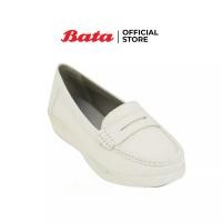 ราคา Bata LADIESCASUAL รองเท้าลำลองสตรี รองเท้าพยาบาล MOCCASINE Nurse แบบสวม สีขาว รหัส 5511105 Ladiesflat Fashion (1353048908)