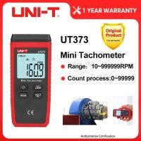 ราคา UNI T เครื่องวัดความเร็วรอบเครื่องยนต์ดิจิทัล Mini Digital Laser Tachometer UT373 Non Contact Tachometer RPM Range 10 99999RPM Tachometer Odometer Km h Backlight (21598395058)