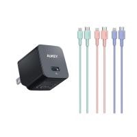 ราคา ชุดชาร์จเร็วไอโฟน AUKEY หัวชาร์จเร็วใช้สำหรับไอโฟน 20W PD พร้อมสายชาร์จเร็วใช้สำหรับไอโฟน ขนาด 1 2 เมตร 20W CB CL13 (21485327856)