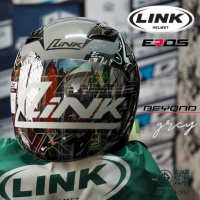 ราคา หมวกกันน็อคเปิดหน้าLINK รุ่น EROS นวมถอดซักได้มชิลด์ปรอท พร้อมสปลอยเลอร์ (18586144924)