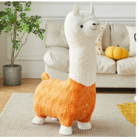 ราคา เก้าอี้โซฟาอัลปาก้า ถอดล้างทำความสะอาดได้ ตุ๊กตาอัลปาก้า เก้าอี้สตูลที่นั่งเด็กโซฟาตุ๊กตาสัตว์ สูง 100cm นั่งสบาย (21679459087)