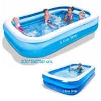 ราคา DK2 สระน้ำเป่าลม สระน้ำ สระน้ำขนาดใหญ่ สระน้ำเด็ก ขนาด 305 183 56 cm สระ 3 เมตร (13861547145)