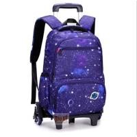 ราคา กระเป๋านักเรียนล้อลาก แบบ 6 ล้อ ขึ้นบันไดได้ A54 (9887503315)