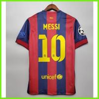 ราคา ย้อนยุค Football kit Retro 14 15 Barcelona Football Jerseys NEYMAR JR MESSI Vintage Men Soccer Shirts Thailand 09เสื้อกีฬาแขนสั้น ลายทีมชาติฟุตบอล Barcelona NEYMAR JR MESSI 14 15 ชุดเหย้า สไตล์เรโทร ส