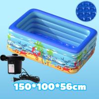 ราคา เล่นได้ทั้งครอบครัว สระน้ำเป่าลม สระน้ำ Swimming Pool 3 m 3 ชั้น สระน้ำขนาดใหญ่ PVC สระว่ายน้ำเป่าลม สระน้ำเด็ก สระเป่าลม อ่างน้ำเป่าลม ของเล่นเด็ก สระน้ำครอบครัว (21548459015)