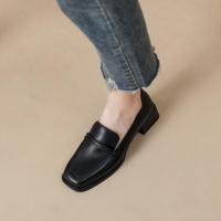 ราคา French documentary shoes women in the spring of 2023 the new coach thick with loafers British wind restoring ancient ways small leather shoes (19430390613)