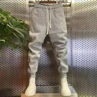 ราคา กางเกงลำลองขาเล็กสำหรับผู้ชายกางเกงขายาวแฟชั่นกางเกงฮาเร็มกางเกงซับเหงื่อกางเกงผู้ชายทรงหลวม2022 (17494299444)