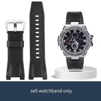 ราคา เหมาะสำหรับ Casio GST S130 S110 S120 W130l B100 W300หนังแท้ไนลอนผู้ชาย39 S สายนาฬิกาข้อมือ (17000324443)