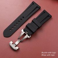 ราคา สายยางที่มีสแตนเลสผีเสื้อหัวเข็มขัดสำหรับ Panerai 22 24 26มิลลิเมตรกันน้ำดำน้ำซิลิโคนนาฬิกาวงเปลี่ยนผู้หญิงผู้ชายกีฬาสร้อยข้อมือนุ่มที่มีโลโก้เครื่องมือ (16781996944)