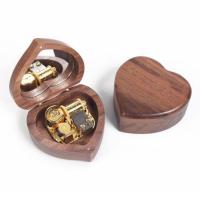 ราคา กล่องดนตรีไขลานเครื่อง Sankyo จากประเทศญี่ปุ่น เลือกเพลงได้ ส่งฟรี มีรับประกัน Walnut Heart box (2577770177)
