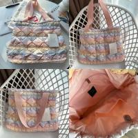 ราคา outlet แท้ CarLyn ทรง weekender tote bag น้ำหนักเบา พับได้ (21499697995)