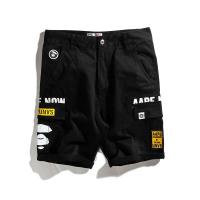 ราคา Aape จักรวาล Multi Pocket กางเกงขาสั้น Velcro APE หัวกางเกงขาสั้นชายหาด (2105576241)