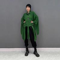 ราคา XITAO Irregular Shirt Solid Color Loose Pleated Splicing Bat Wing Sleeve Women Top WLD9412 (21579115448)