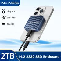 ราคา ACASIS M 2 2230 NVMe SSD ตู้กับ Magsafe สำหรับ iPhone 15 Pro Max ProRes USB C 3 2 Gen2 Type C 10Gbpsอะลูมิเนียมหน่วยความจำภายนอก SSD SSD เคสสำหรับ MacBook iPad Pro Android (21476478444)