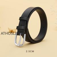 ราคา Athosline เข็มขัดหนังแท้สำหรับผู้หญิงเข็มขัดหนังวัวฟอกกางเกงยีนส์เครื่องประดับแฟชั่นดำเข็มขัดคุณภาพสูงเข็มขัดคาดเอวสำหรับกางเกงยีนส์2 5ซม (19548153093)