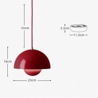 ราคา HSCTEK โคมไฟห้อยเพดาน ฝาครอบโคมไฟกลม เห็ด โคมไฟระย้า ห้องนั่งเล่น โคมไฟติดเพดาน ดอกตูม โคมไฟแขวนเพดาน โคมไฟห้อยแขวน โคมไฟระย้าลอฟ (20429680941)