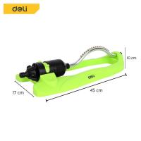 ราคา Deli ทนทาน ทำความสะอาดง่าย สปริงเกอร์ สปริงเกอร์รดน้ำต้นไม้ แบบสวิง กระจายน้ำรอบทิศทาง ตั้งพื้นได้ Oscillating Sprinkler (21543404149)