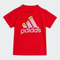 ราคา adidas ไลฟ์สไตล์ เสื้อยืดพิมพ์ลาย adidas x Classic LEGO สำหรับเด็ก เด็ก สีแดง IL5081 (20247152092)