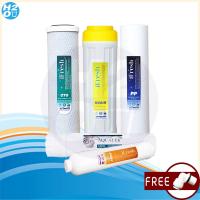 ราคา iFresh ระบบ UF ชุดไส้กรองน้ำดื่ม ไส้กรองน้ำ 5 ขั้นตอน แบบ5ไส้ ไส้กรอง PP Resin CTO Post ขนาด10นิ้ว UF AQUATEK UF HDK (16107193631)