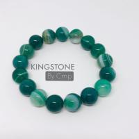 ราคา Agate กำไลหิน อาเกต สีเขียวเข้ม กำไลนำโชค หินอารมณ์ดี หินแห่งความเชื่อมั่น (21087645959)