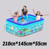 ราคา สระน้ำเป่าลม สระน้ำเด็ก 1 5เมตร 1 8 เมตร 2 1เมตร 3 ชั้น Swimming Pool ชั้น สระน้ำขนาดใหญ่ สระน้ำครอบครัว สระว่ายน้ำเป่าลม สระเป่าลม สระน้ำ ยาวพิเศษ อ่างน้ำเป่าลม (21547335243)