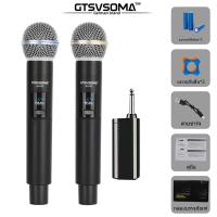 ราคา COD ไมค์GTSVSOMA แท้ KTV ไมค์ ลอย ไร้ สาย SH R2 UHF wireless microphone ไมค์ลอย Karaoke ไมโครโฟน 100M ไมล์ไร้สาย ไมลอยไร่สาย ไมลอยคาราโอเกะ ไมค์ บลูทูธ ไมค์ร้องเพลง ไมค์ลอยคู่ ไมค์คาราโอเกะ 18650 แบต 
