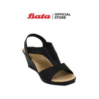 ราคา Bata COMFIT รองเท้าส้นสูง ส้นเตารีดแบบรัดส้น WEDGE SANDAL สูง 2 5 นิ้ว สีดำ รหัส 6616442 สีเทา รหัส 6612442 Ladiescomfort Fashion (1344686869)