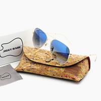 ราคา Top Brand Name Designer 3025 Aviator Sunglasses แว่นตากันแดด Retro UV400 Gradient Blue Glass Mirror Lens Large Metal Frame Men Women Classic Fashion Elegant Vintage Driving Pilot (20692163110)