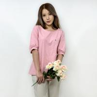 ราคา PORTLAND เสื้อยืดแขนพองลายจุด Polka Dot Printed Puff Sleeves Tee Pink (21471560382)