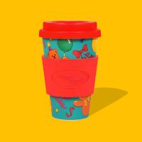 ราคา พร้อมส่ง Wiggle Wiggle Bamboo Eco Mug Cup 400 ml แก้วรักษ์โลก มี 9 ลาย (17027691519)