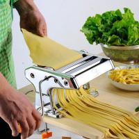 ราคา เครื่องรีดแป้ง เครื่องทำบะหมี่ เครื่องบะหมี่ ทำเส้นบะหมี่ แผ่นเกี๊ยว พาสต้า เครื่องทําเส้นบะหมี่ จอยสติ๊กมือ ABS มี3 เกียร์ ปรับความหนา บะหมี่ออกเร็ว ใช้งานง่าย เครื่องทำเส้นก๋วยเตี๋ยว Noodle Maker (1