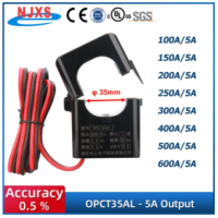 ราคา Split Core Current Transformer Manufactur Opct24al Opct35al 100 5 150 5 200 5a 250 5 400a 5a เปิด Ac Ct Clamp On Current Transform Sensor (18460860543)