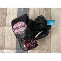 ราคา นวม นวมชกมวย หนังPU Boxing Gloves มีไซส์8 14ออนซ์ สีดำ (16477748705)