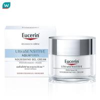 ราคา Eucerin ยูเซอริน อัลตร้าเซ็นซิทีฟ อควาพอริน เนอร์ริชชิ่ง เจล ครีม 50 มล ผิวธรรมดา ผิวผสม (18479086055)