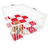 ราคา คอกกั้นสุนัข กรงหมา รั้วกั้นสุนัข บ้านสุนัขผลิต ผลิตจากท่อPVC สีขาว บ้านที่นอนสัตว์เลี้ยง กรงนอนหมา ที่นอนสุนัข LOVELOPET (21203749413)