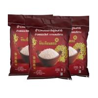 ราคา ข้าวหอมมะลิสุรินทร์ ตรากระเรียนทอง ข้าวกลางปี ถุงสีแดง หอม นิ่ม หุงขึ้นหม้อ ขนาดบรรจุ 5 กิโลกรัม (19401115350)