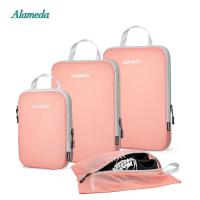 ราคา Alameda Compression Packing Cubes Luggage Packing Organizers for Travel Accessories with Shoe Bag Toiletry Bag (19335525547)