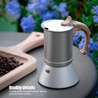 ราคา Maker Moka Pot 150ML สำหรับเตาแม่เหล็กไฟฟ้า เตาแก๊ส เตาไฟฟ้า (21433041319)