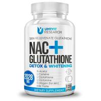ราคา NAC อาหารเสริม แอล กลูตาไธโอน 500 มก พร้อมสารสกัดจาก Milk Thistle ไต บำรุงตับ ทำความสะอาด (21447791829)