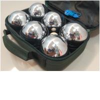 ราคา คูปองส่งฟรี 40บาท ลูกเปตอง 6 ลูก 3 ลูกลูกเปตองเหล็ก เปตอง ชุปโครเมี่ยม เปตองลายเกลี้ยง 1 2 3 เลือกลายได้ พร้อมกระเป๋า ลูกแก่น และเชือกวัดระยะ Petanque ball สากลสำหรับเด็กผู้ใหญ่ (21414823230)