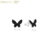 ราคา Louis Montini Jewelry Sterling Silver 925 Earrings ต่างหูเงินแท้ 92 5 ต่างหูผู้หญิง รูปผีเสื้อ LJER112 (20267578824)