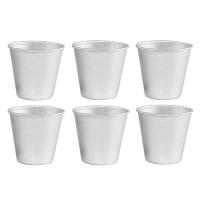 ราคา VVL 12 PCS Aluminium Dariol Mould Baking Cup Dariole Pudding Dessert Creme Moulds Round Nonstick Egg Tart Mould Bakeware Cup (21422468676)