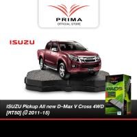 ราคา ผ้าเบรค Prima ISUZU Pickup All new D Max V Cross 4WD RT50 ปี 2011 15 ดิสหน้า ดรัมหลัง PDB1841PBS5061 (21378002411)